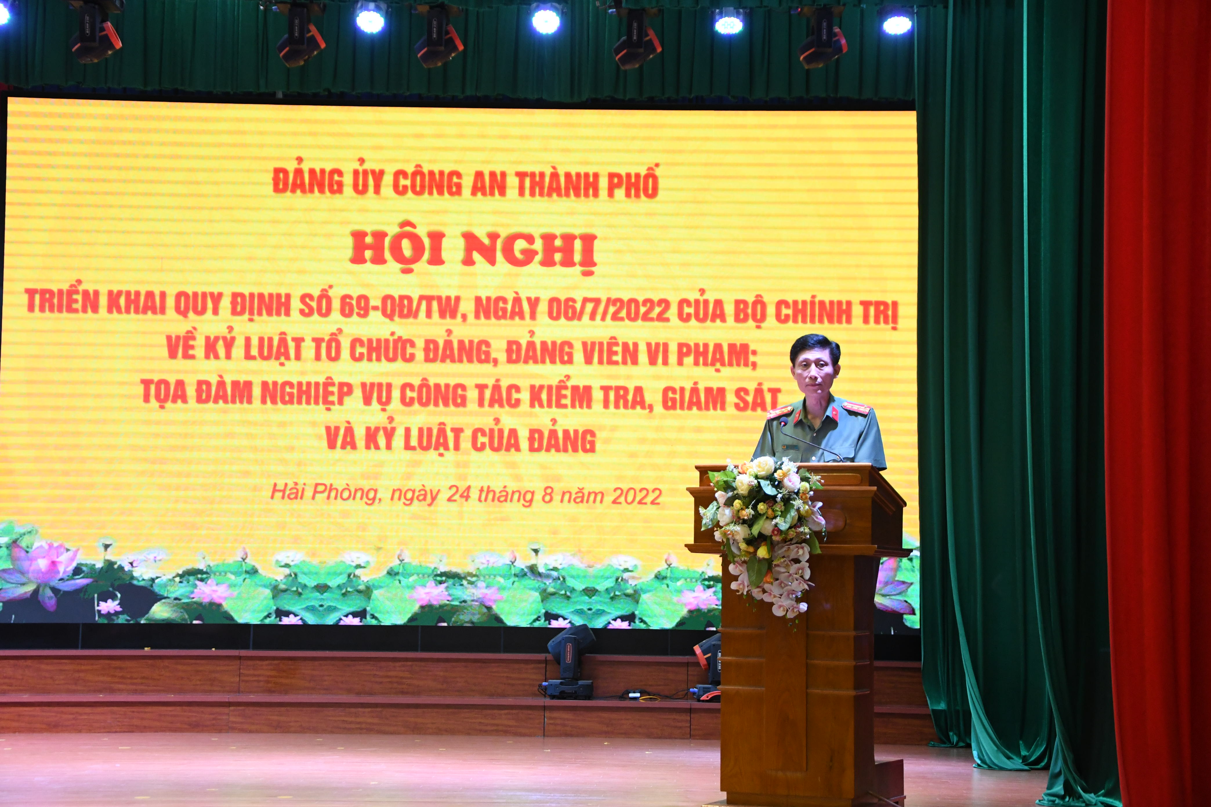 Đảng ủy Công an thành phố: Triển khai Quy định số 69-QĐ/TW của Bộ Chính trị 